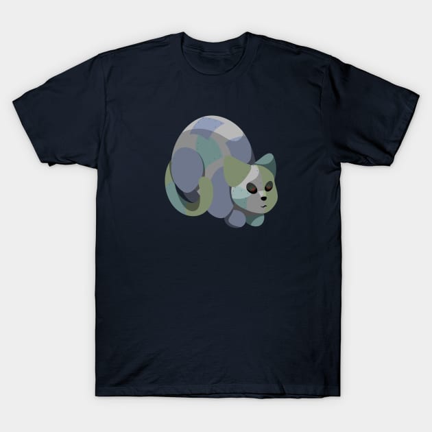 The Living Cat Robot T-Shirt by Wolfano